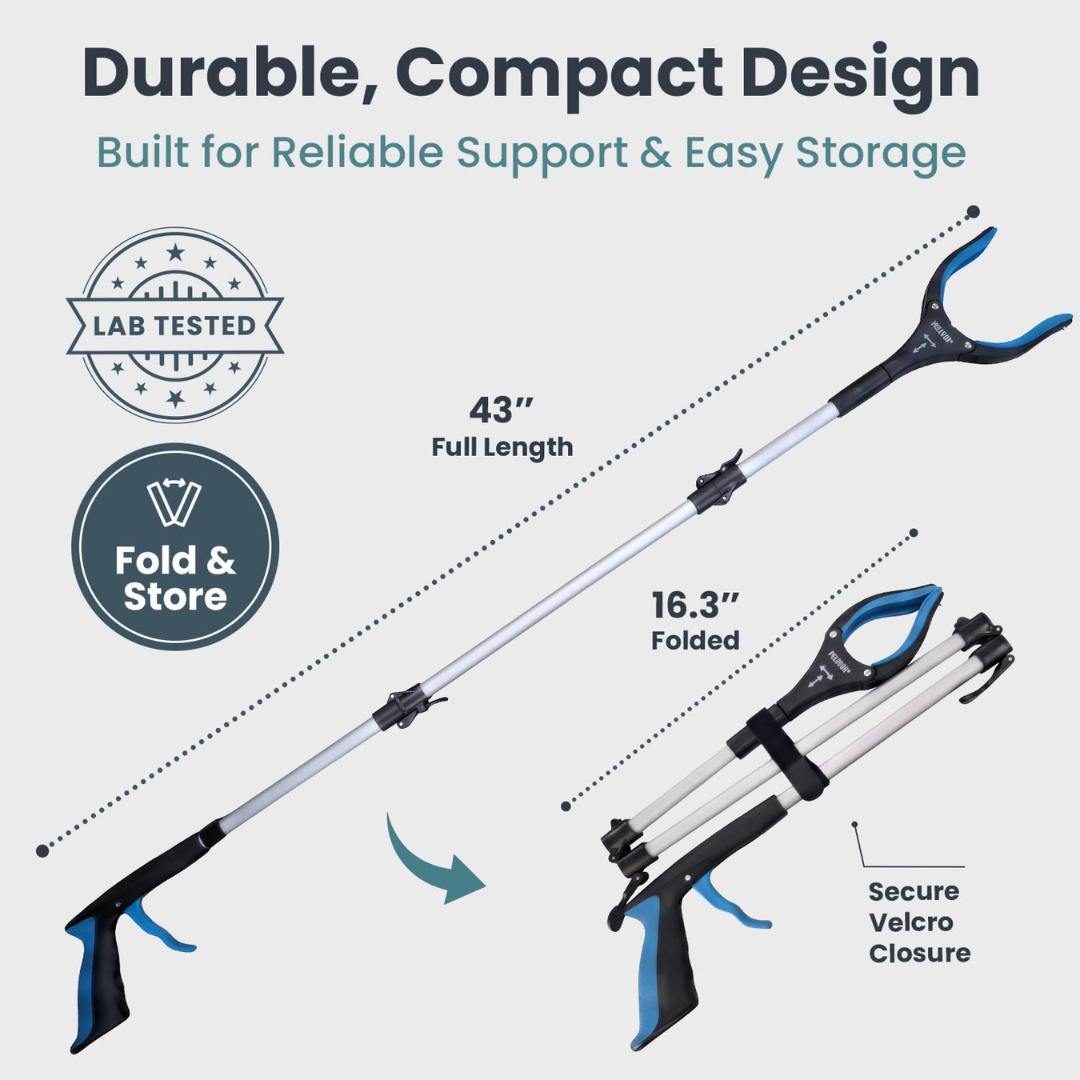 ReachEase™ 43" Extra-Long Reacher & Grabber
