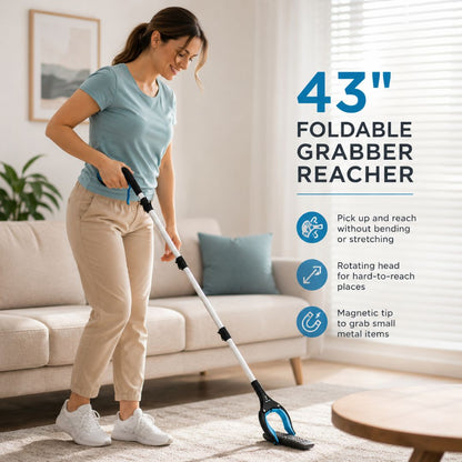 ReachEase™ 43" Extra-Long Reacher & Grabber