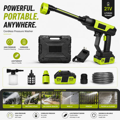 AquaForce™ Cordless Pressure Washer